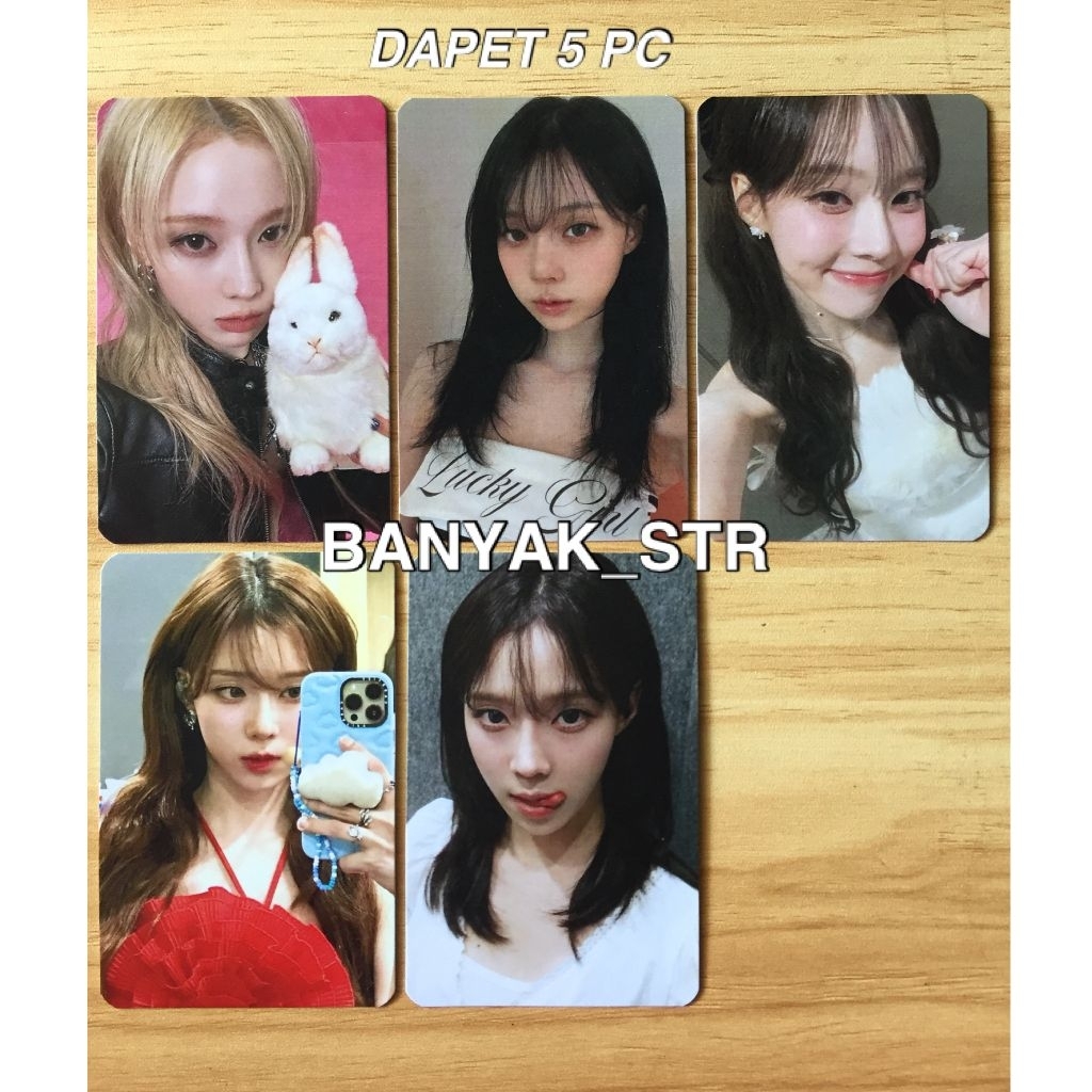 [GET 5 PC] 5 AESPA SELCA WINTER PHOTOCARDS / 5 AESPA KIM MINJEONG SELCA ฤดูหนาวรูปถ่าย / AESPA SELCA