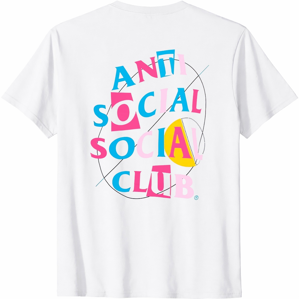 เสื้อยืด Anti Social Social Club Mood Bored – Vintage 90s Retro เสื้อสําหรับผู้ชายและผู้หญิง Unisex 