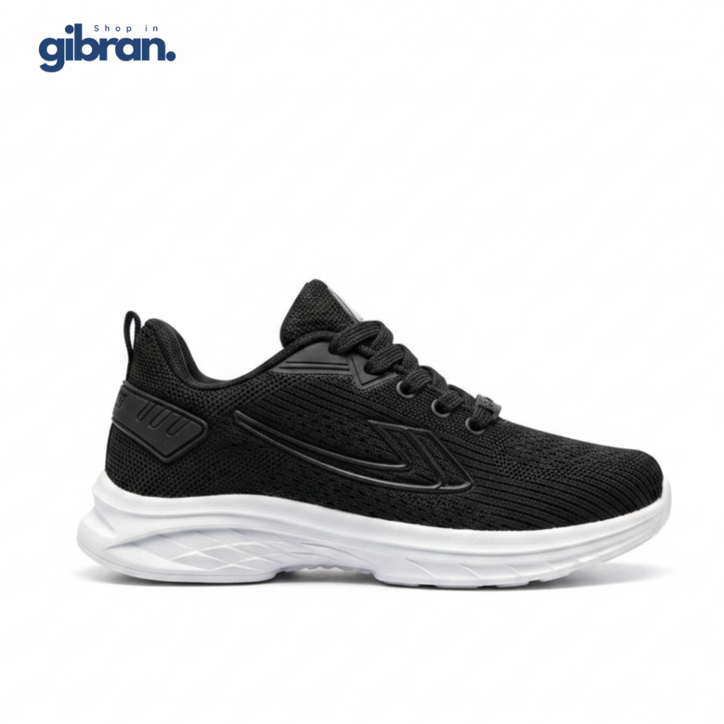 NEW ERA PROLEXUS BONY 01 L 33-41 รองเท้าลําลองสีดําสีขาวธรรมดา Advanced Comfort Fit Pro.