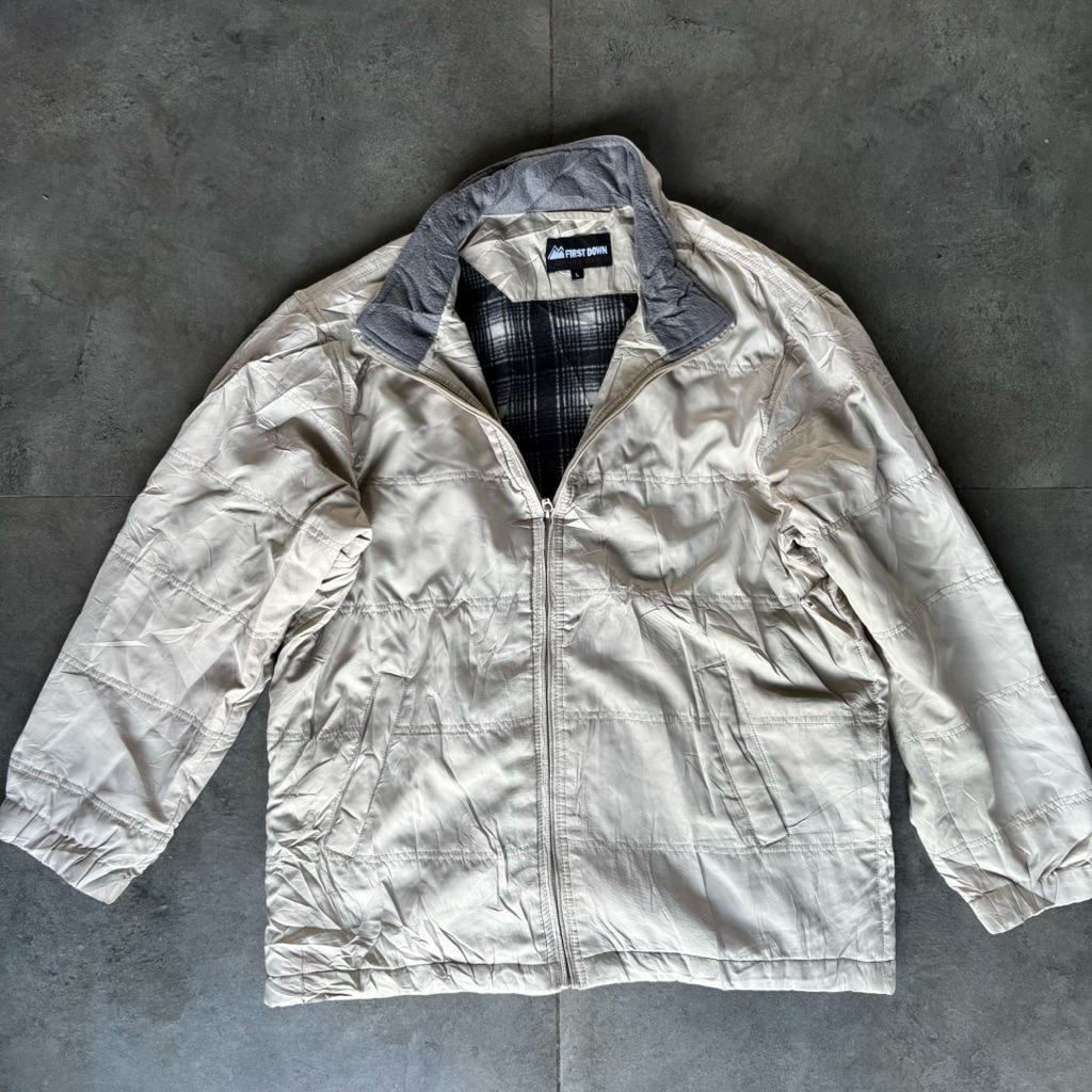 First Down Quilted Jacket Man