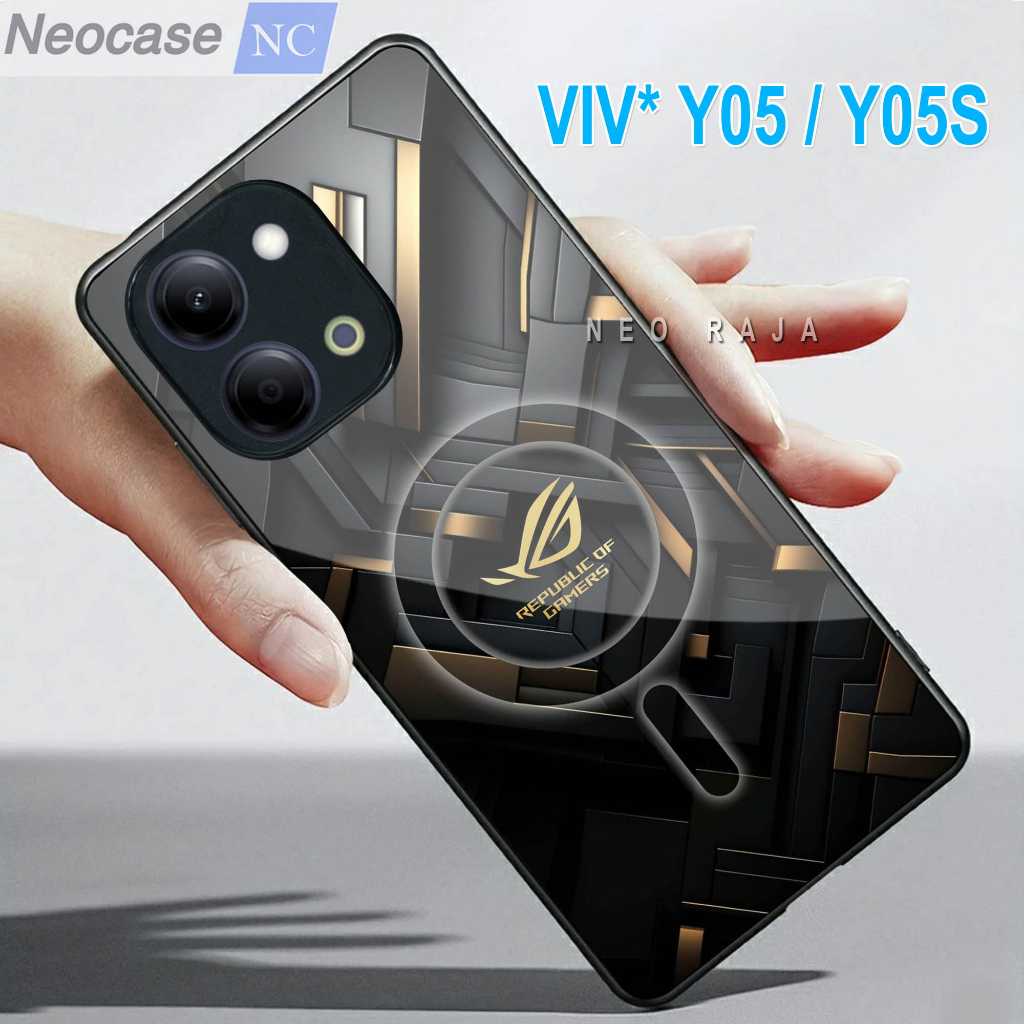 SoftCase Glass Kaca VIVO Y05 / Y05S - Casing HPVIVO Y05 / Y05S Case HP Y05 - N119