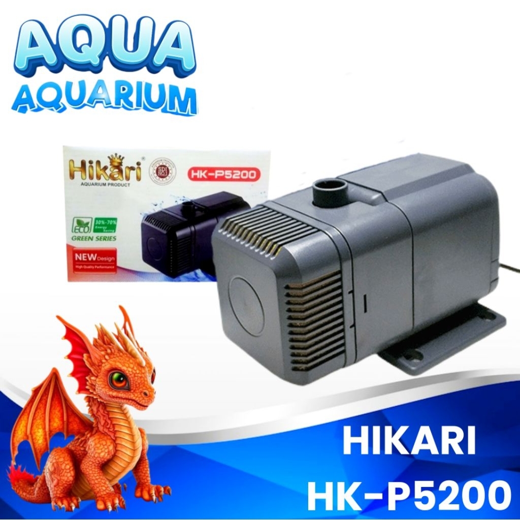 ปลา POND PUMP / HYDROPONIC HIKARI HK-P5200 ปั้มน้ํา HIKARI 5200