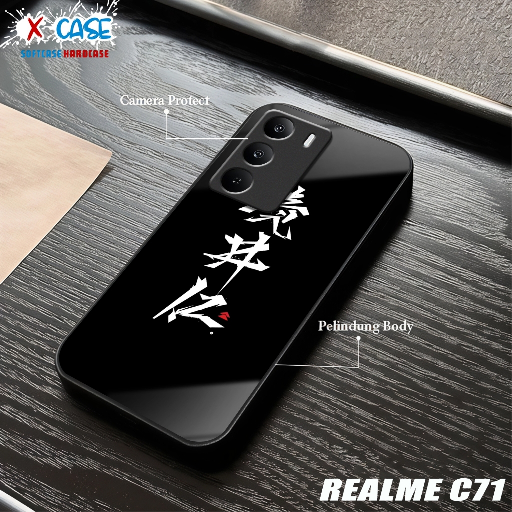 HP REALME C71 Softcase REALME C71 เคสเคลือบเงาปลอกกระจกเงาตัวป้องกันโทรศัพท์อุปกรณ์เสริมโทรศัพท์