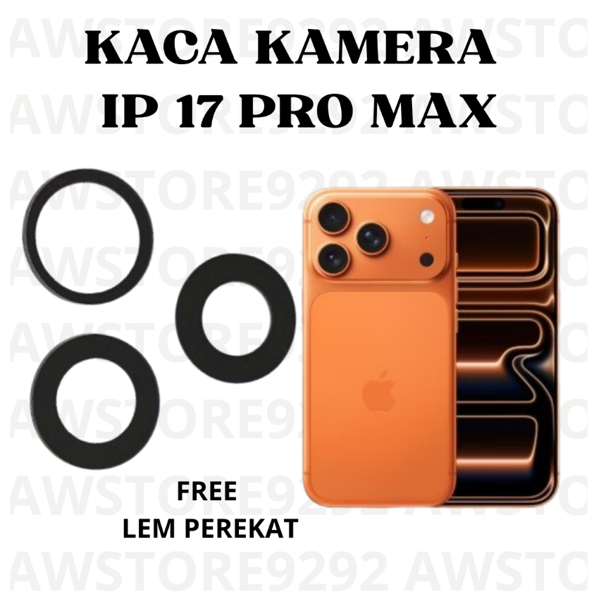 เลนส์กล้อง IPH 17 Pro Max กระจกกล้อง IPH 17 Pro Max กระจกกล้องด้านหลัง IP 17 Pro Max IP17 Pro Max กร