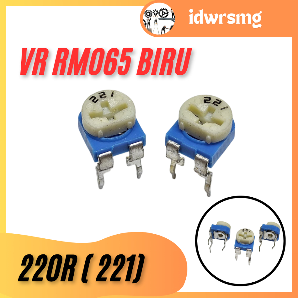 220 โอห์ม 220ohm 220R 221 Trimpot Variable Resistor VR RM065 RM-065 220r