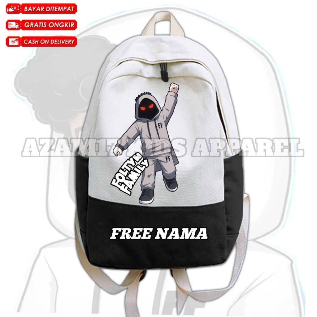 โรงเรียนอนุบาลกระเป๋าเป้สะพายหลังโรงเรียนประถมศึกษา Foltyn Family YouTuber Roblox ชื่อฟรี / กระเป๋าเ