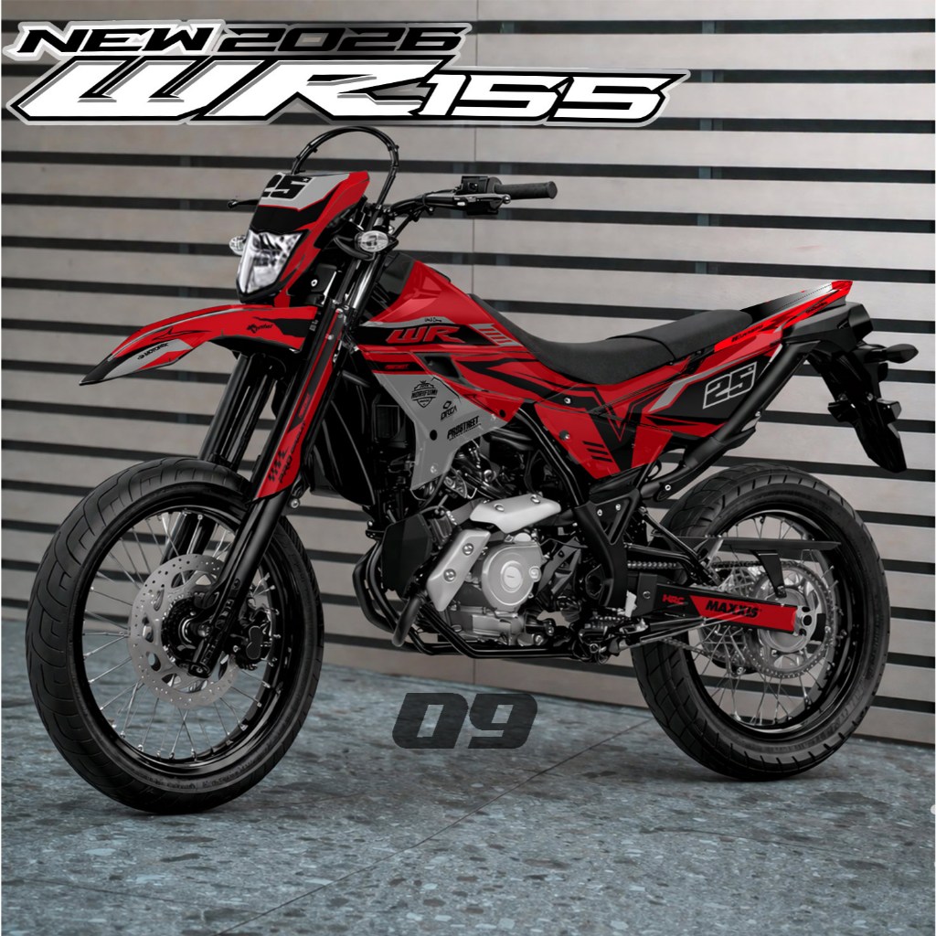 สติ๊กเกอร์ DECAL (FULL BODY) WR 155 2026 NEW DESIGN CODE 09