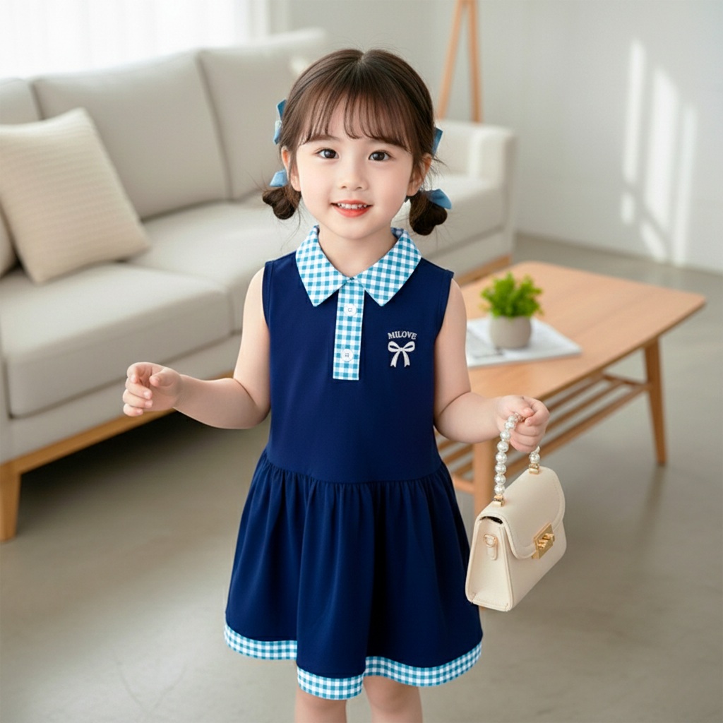 MILMODE- ADILA CHILDRENS DRESS (6 MONTHS - 6 ปี)