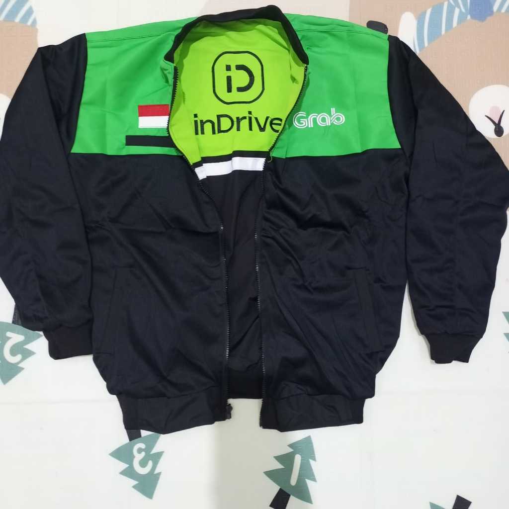 PAYLATER GRAB JACKET REVERSE INDRIVE สามารถด้านข้างด้านข้างที่ INSIDE THE ARE 6 BROIDERED โลโก้ทั้งห