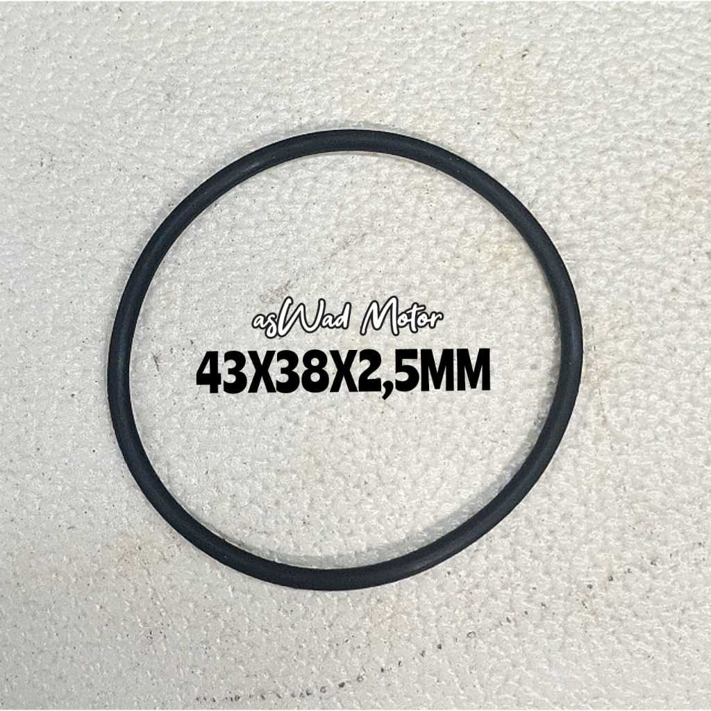 (10 ชิ้น) Oring เส้นผ่านศูนย์กลาง 43X38X2.5 มม. / ซีล Oring / ยาง Oring / Universal Oring Seal ขายส่