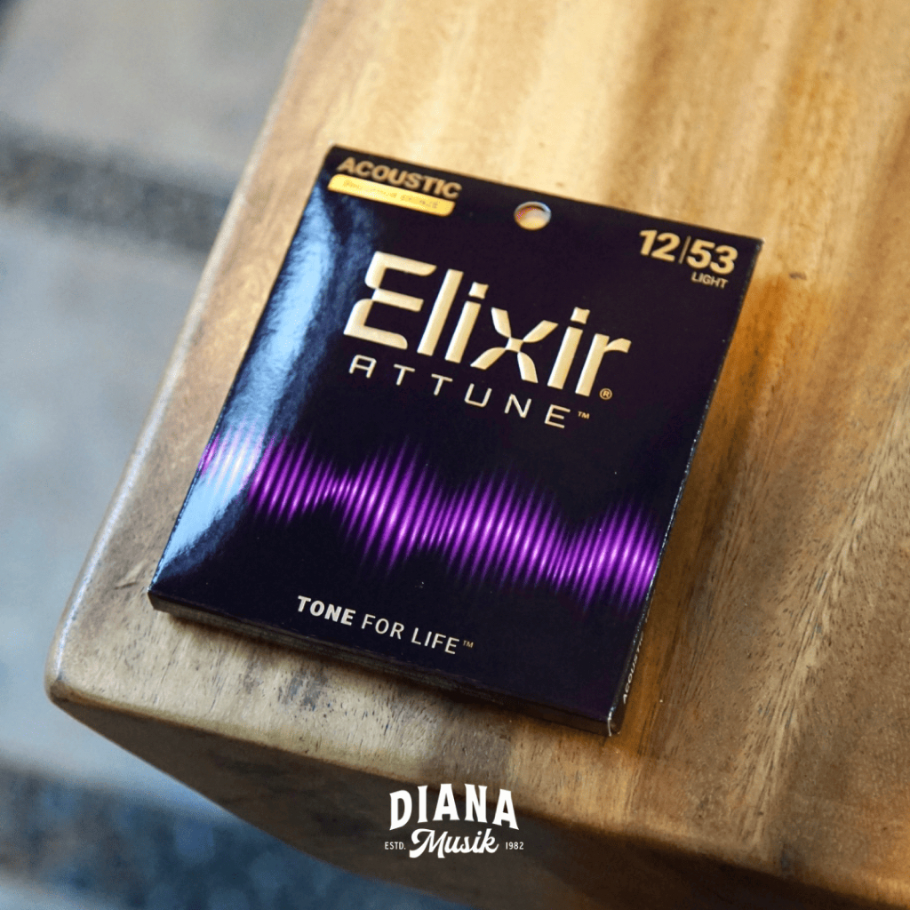 Elixir 21052 Attune Phosphor Bronze สายกีตาร์โปร่ง 12-53