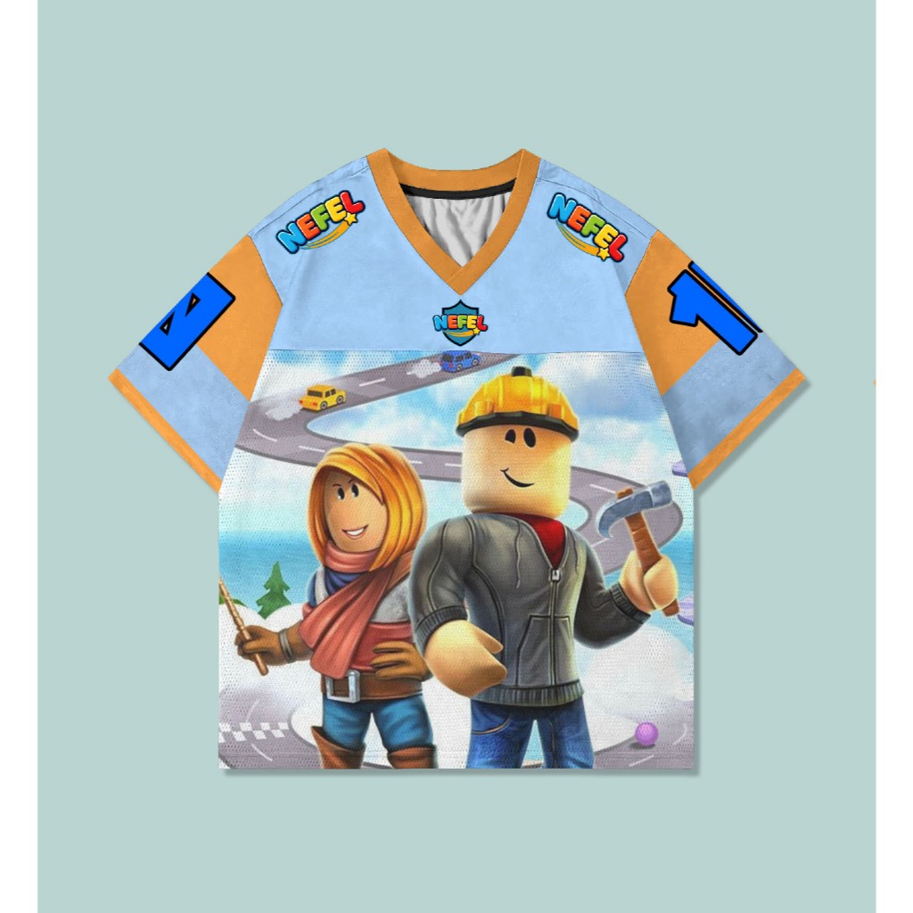 Roblox Game Kids Jersey 7 Printing Premium Kids Custom