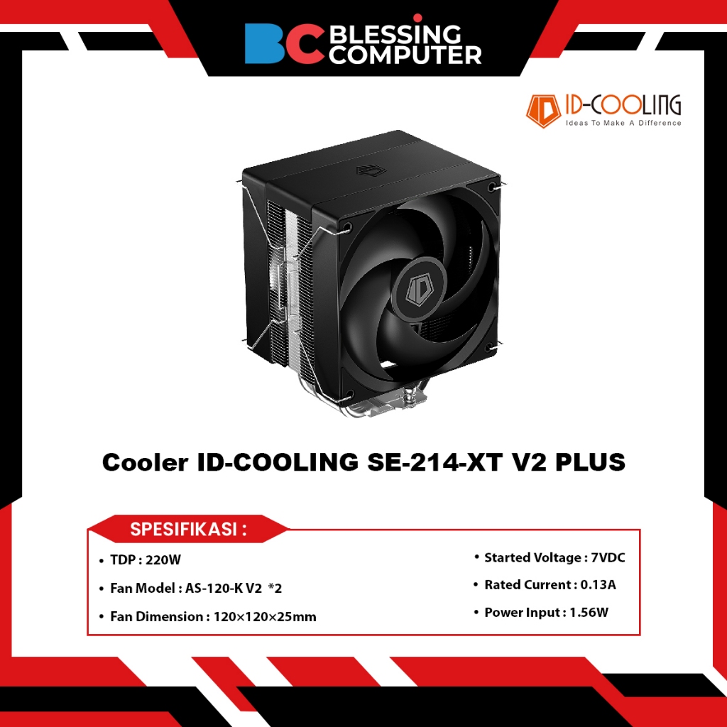 คูลเลอร์ ID-COOLING SE-214-XT V2 PLUS