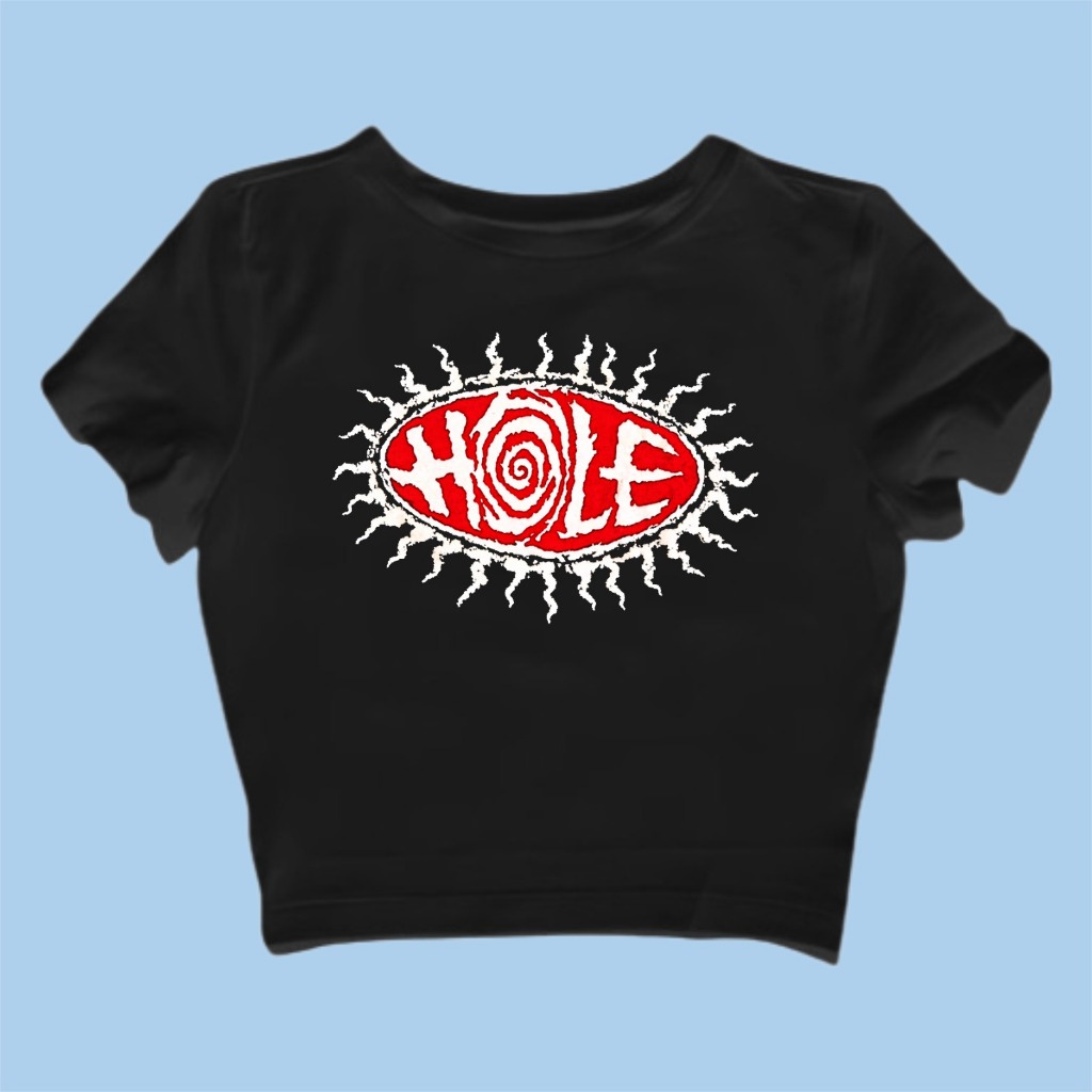 CROP TOP HOLE LOGO BAND METAL ROCK MUSIC | GRUNGE GRUNGE GRUNGE GRUNGE GRUNGE GRUNGE GRUNGE | เสื้อค