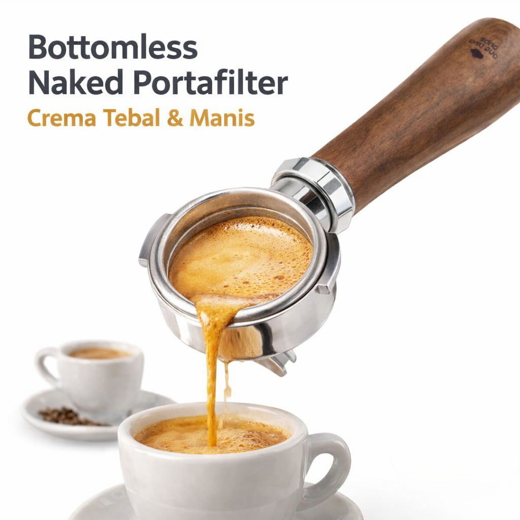SMOTE+ Bottomless Naked Portafilter 58mm E61 | E61