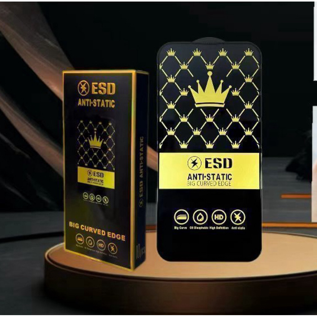 LAYAR 1 กล่องมี 10 ชิ้น (ราคา/กล่อง) ESD Anti Static Tempered Glass Anti-Scratch clear HP screen for