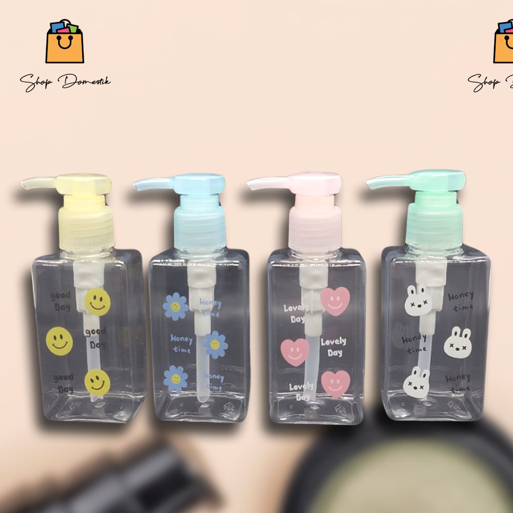 100ML CHARACTER PUMP BOTTLE / MULTIPURPOSE PUMP BOTTLE (095AI)