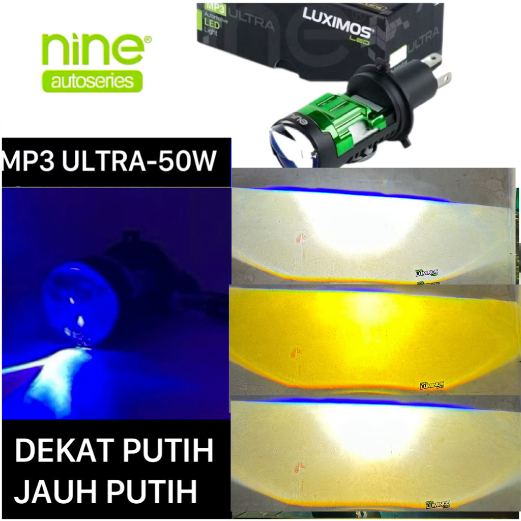 LUXIMOS LED ไฟหน้ารถยนต์หมอก H4 H11 H7 HB3(9005) HB4