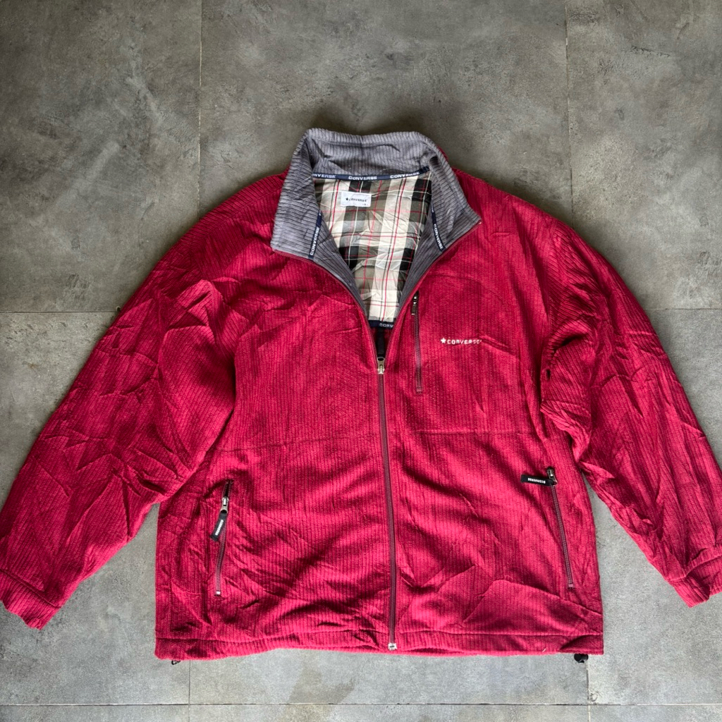 Converse Red Corduroy Jumbo Jacket Man