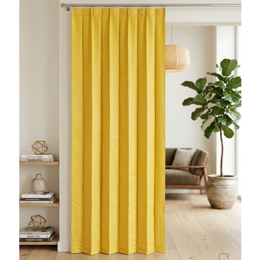 PREMIUM PLAIN PLEASE CURTAIN/YELLOW CURTAIN/AESTHETIC CURTAIN