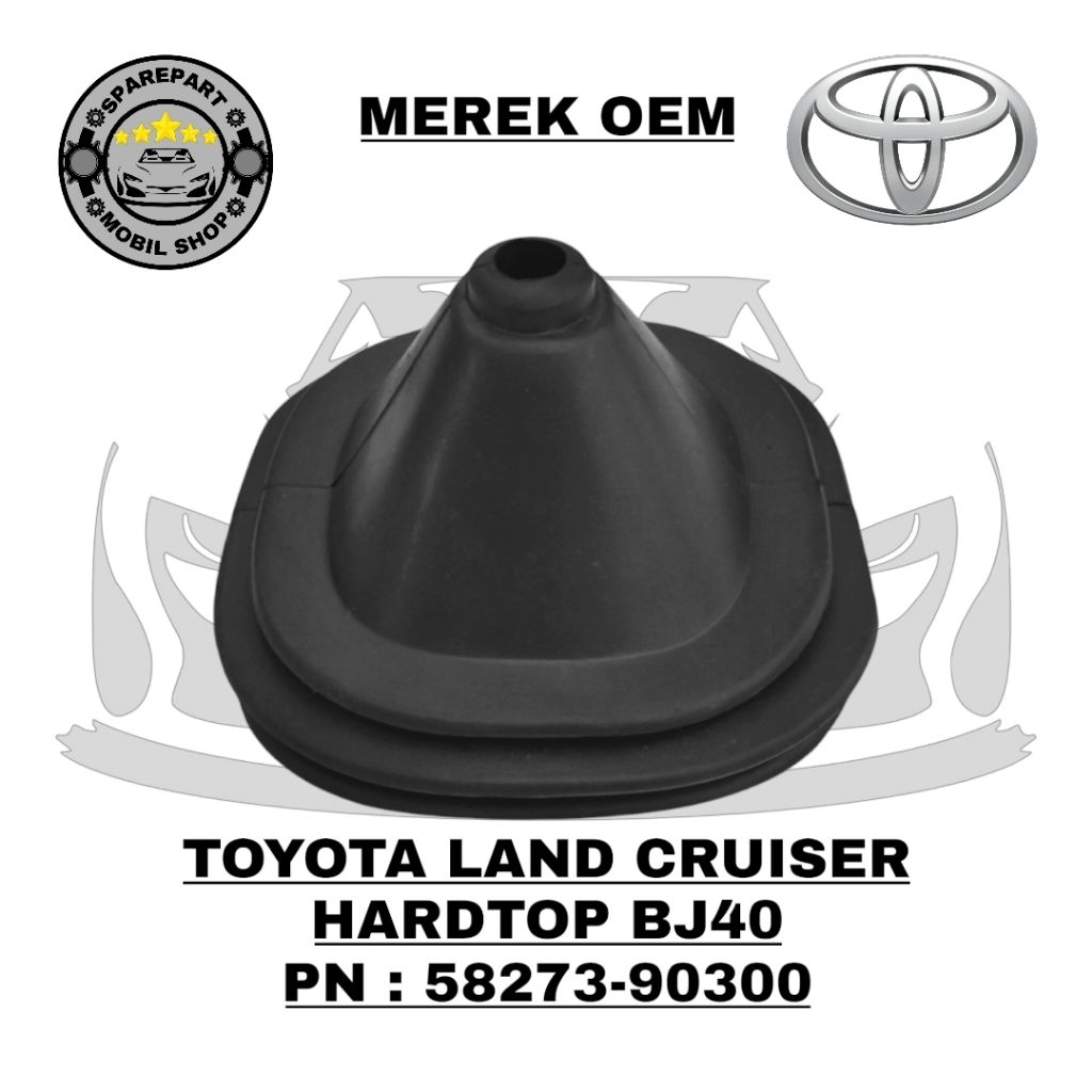 ยางคันเกียร์ติดฝาครอบสําหรับ Toyota Land Cruiser Hardtop Bj40