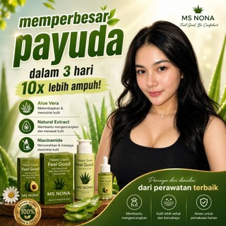 PAKET AMPUH MS NONA pembesar dan pengencang payudara 100%cepat dan efektif BPOM permanen