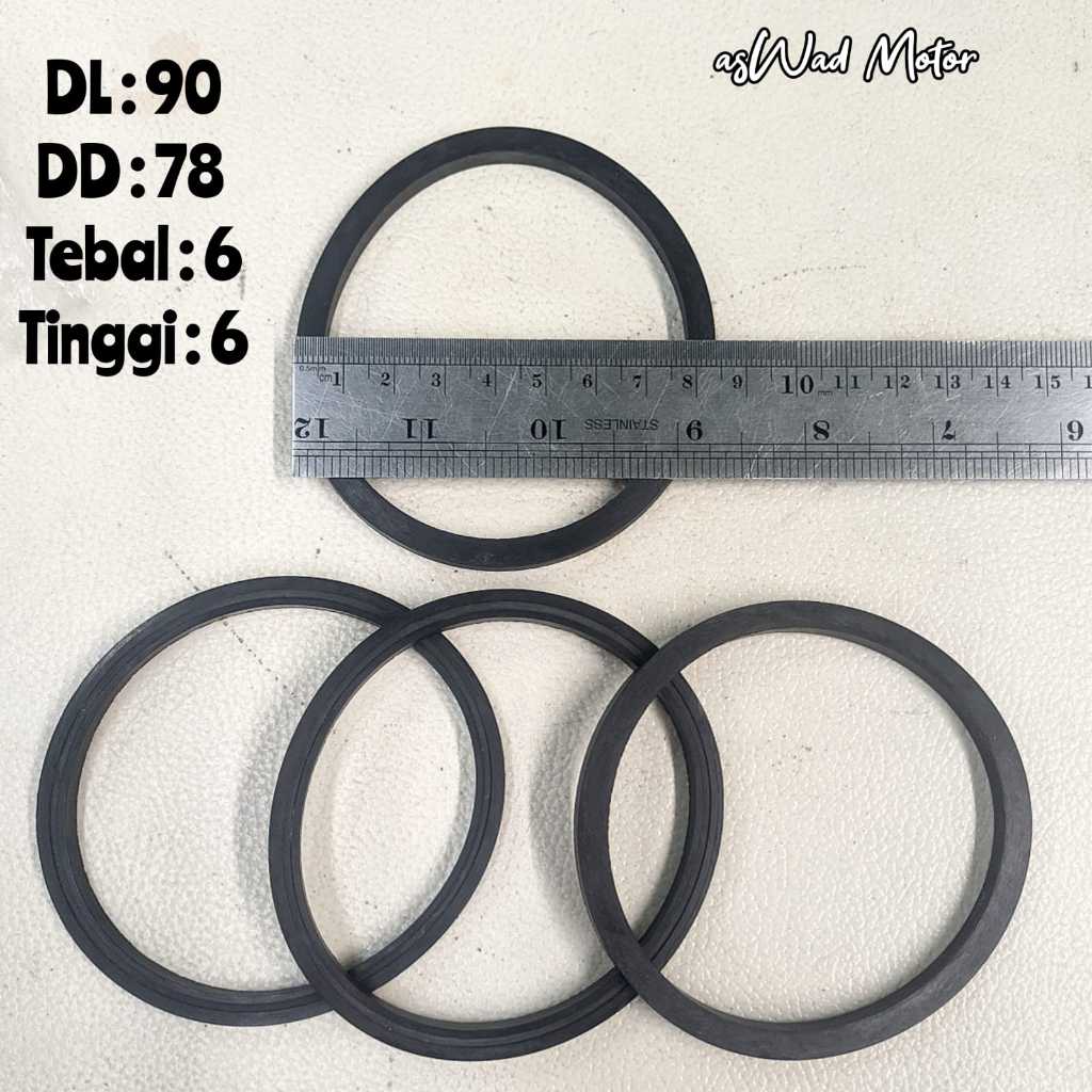 Oring Seal เส้นผ่านศูนย์กลาง 90X78X6X6mm Universal / Rubber Seal / Rubber Oring / Seal Oring / ปะเก็