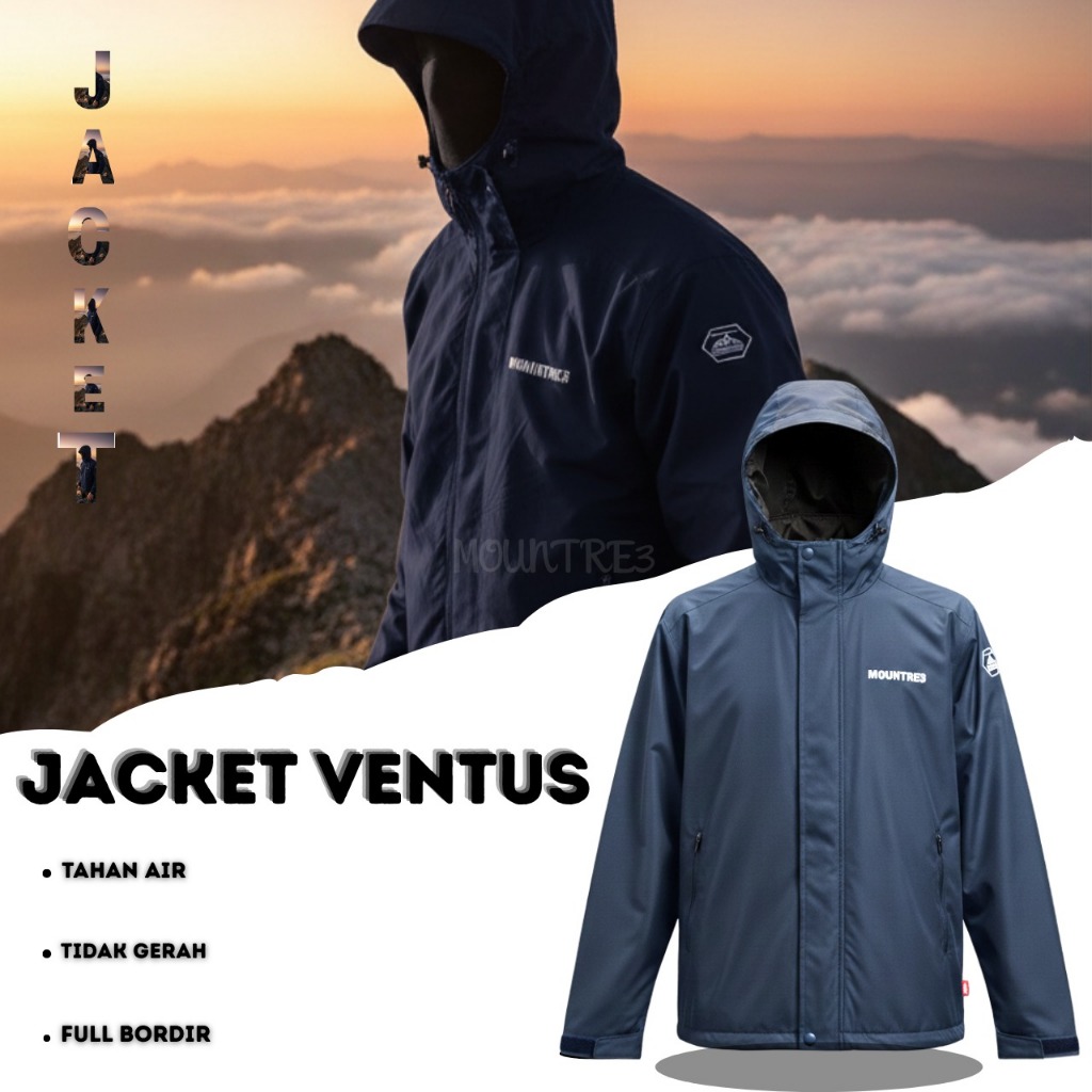 Winbreaker Ventus Navy Jacket