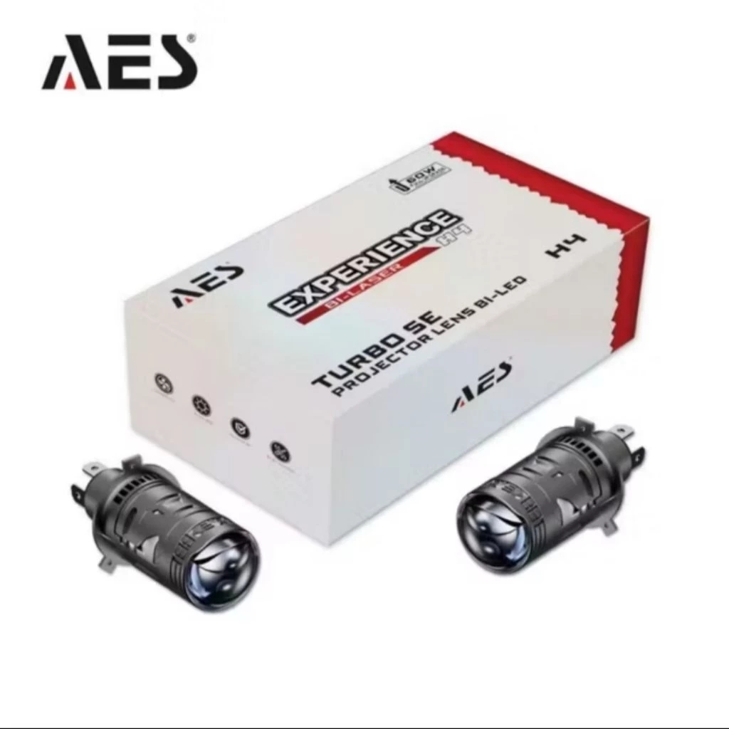 Biling AES H4 Mini Projector H4 Bi LaserTurbo SE EXPERIENCE HI LOW BEAM H4 LASER Car / Mini Projecto