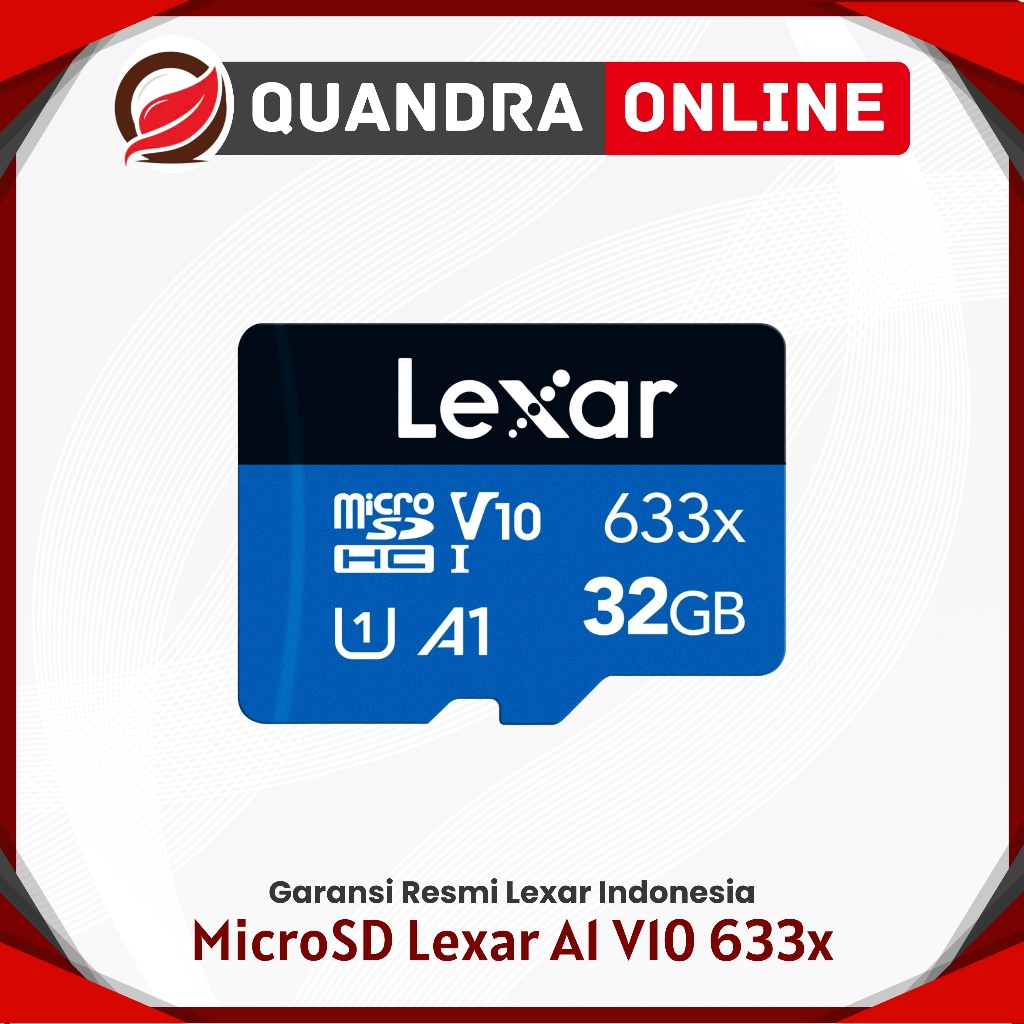 Lexar Micro SD 32GB ประสิทธิภาพสูง 633x ถึง 100Mb/s หน่วยความจําเดิม MMC ไม่มีอะแดปเตอร์ Microsd