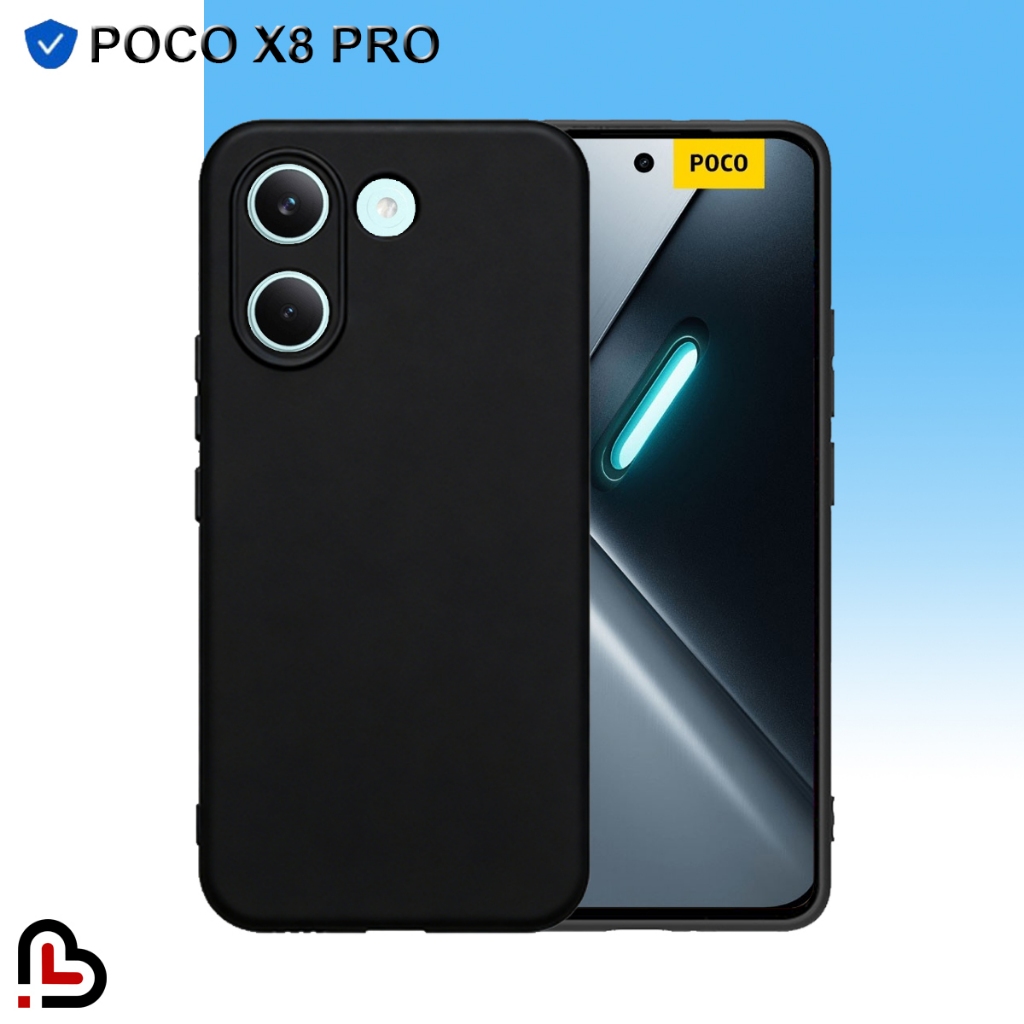 Poco X8 Pro / X8 Pro Max Black Matte Ultra Slim Soft Case