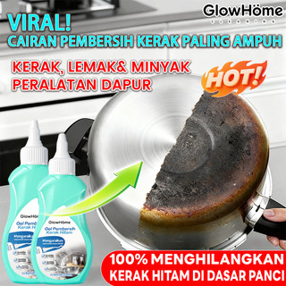 Pembersih Kerak Panci & Wajan Gosong Hitam | Ampuh Penghilang Noda Hitam Sekali lap langsung mengkilap