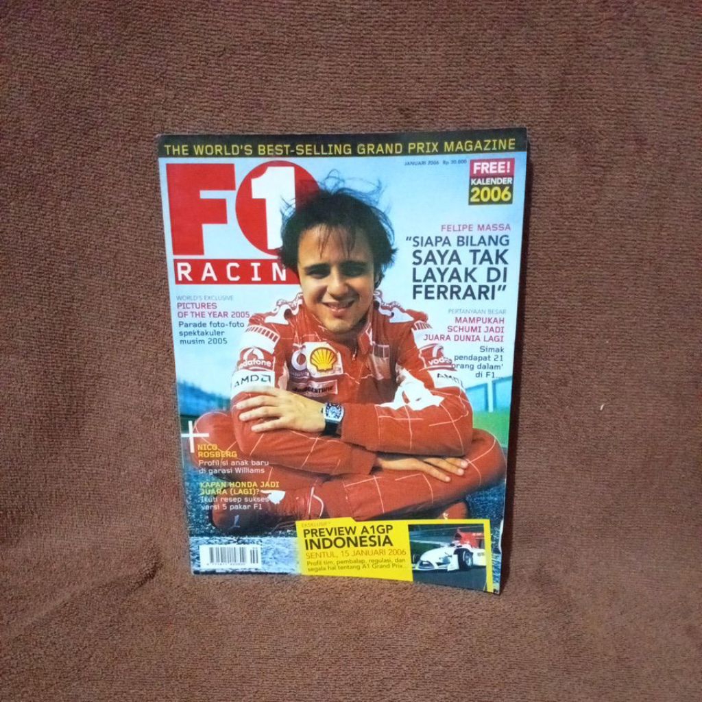 F1 RACING INDONESIA MAGAZINE JANUARY 2006