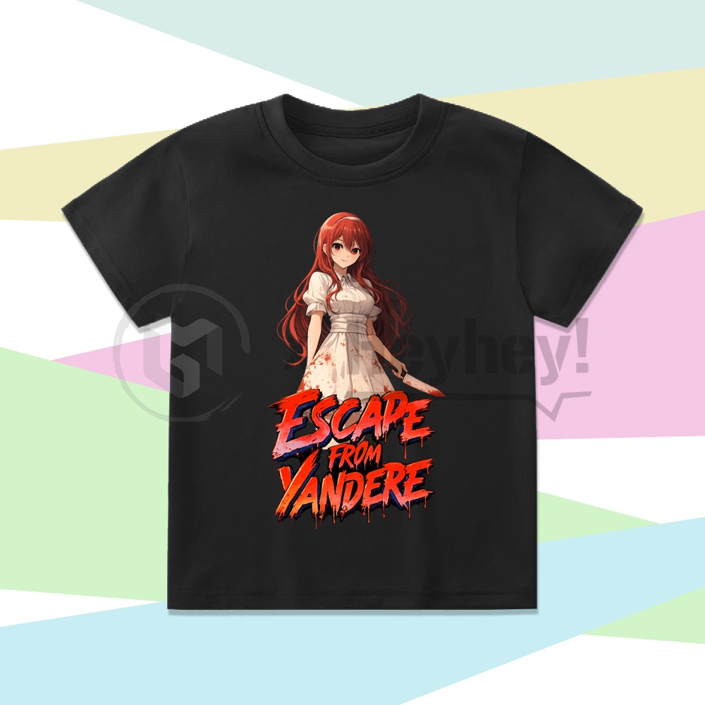 เสื้อยืดเด็กเกม Escape จาก yandere
