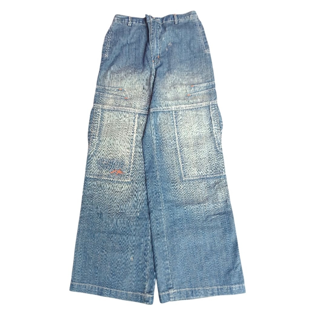 LONGPANTS Y2K BIG POCKET TWIST STYLE 2000S