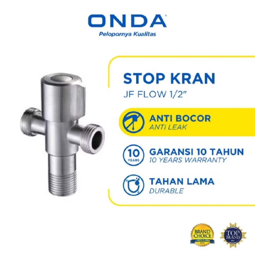 Onda Stop Faucet JF FLOW 1/2" / Stop Faucet Onda