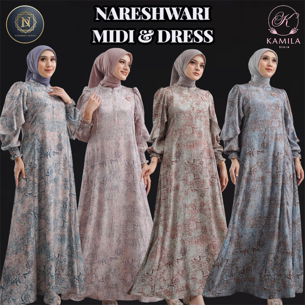 Nareshwari Dress by Nadheera Luxury Nareshwari Dress Nadheera Luxury Gamis Lebaran Mewah Nadheera Lu