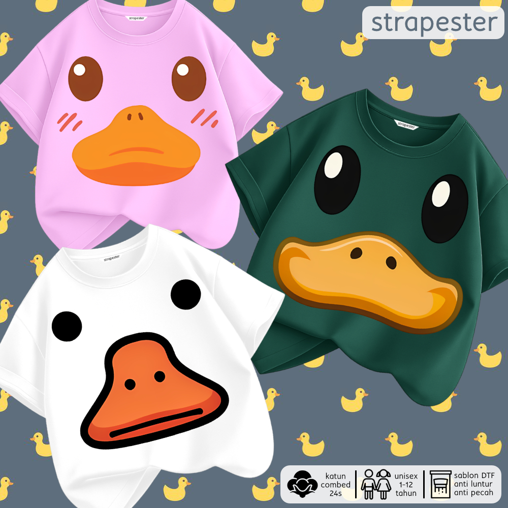 KATUN STRAPESTER - เสื้อยืดเด็กพรีเมี่ยม 1-12 ปี | ผ้าฝ้ายหนา 100% 24ส | เสื้อผ้าเด็กชายและเด็กหญิง 