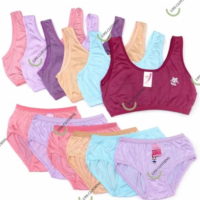 6 ชุด OF GIRLS UNDERWEAR FOR AGES 7 ถึง 14 YEARS GIRLS MINISET พร้อม GIRLS