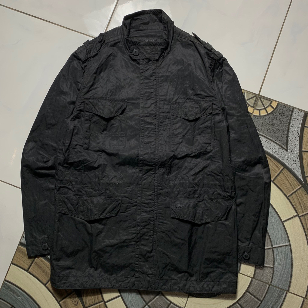 Parka Jacket M65 โลโก้เล็ก สีดําบน สีดํา ไซส์ M
