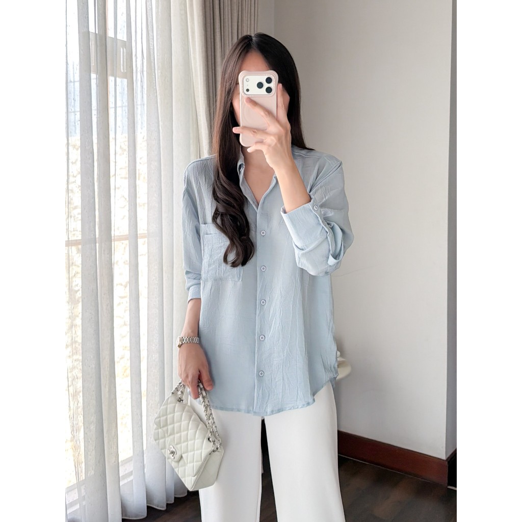 KEMEJA Maja Fashion House • เสื้อเชิ้ตแขนยาว Yejin Top