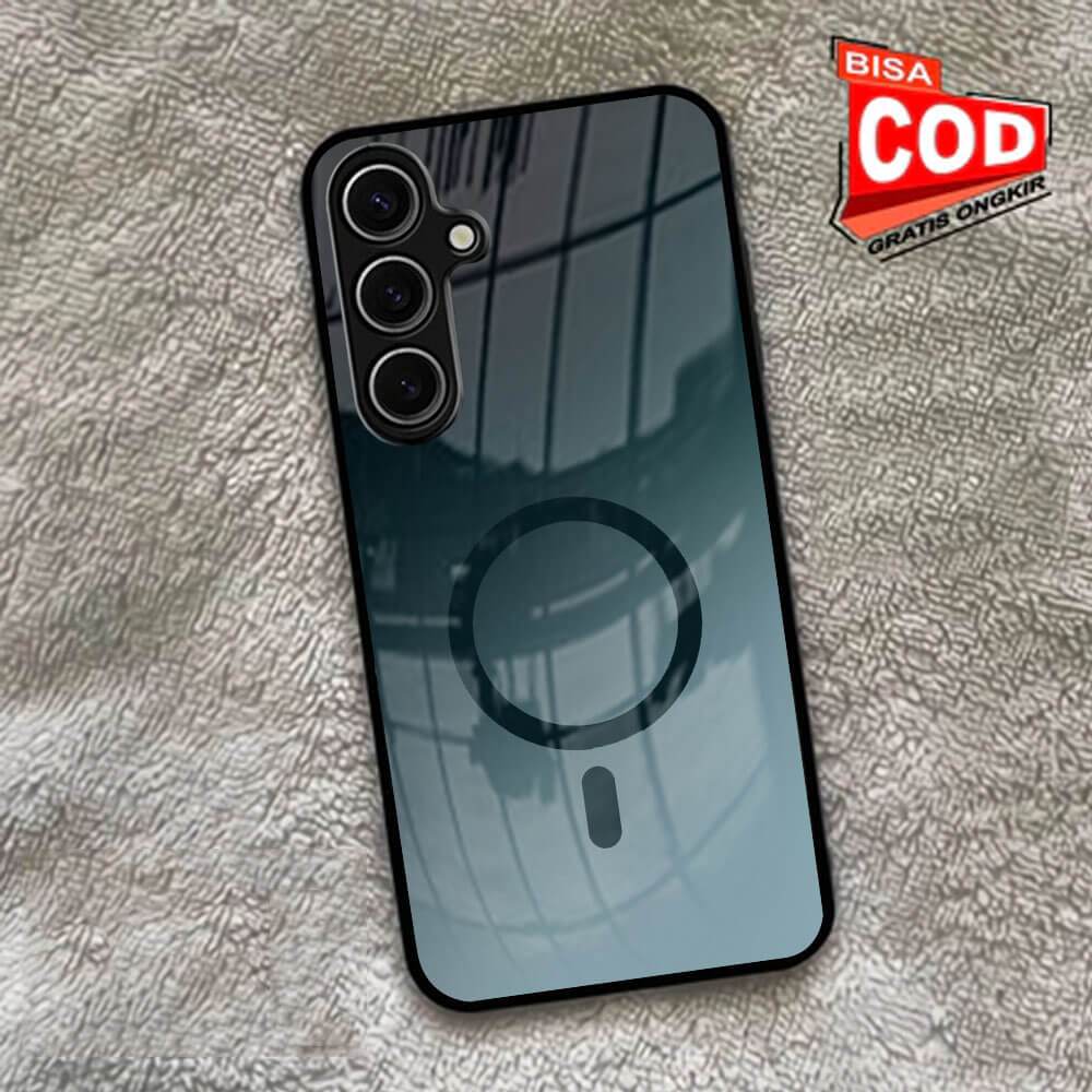 (Q76) SAMSUNG A57 Glass Softcase - ใหม่ล่าสุด SAMSUNG A37 2026 - ปลอกแก้วเคลือบเงา SAMSUNG A57 - SAM