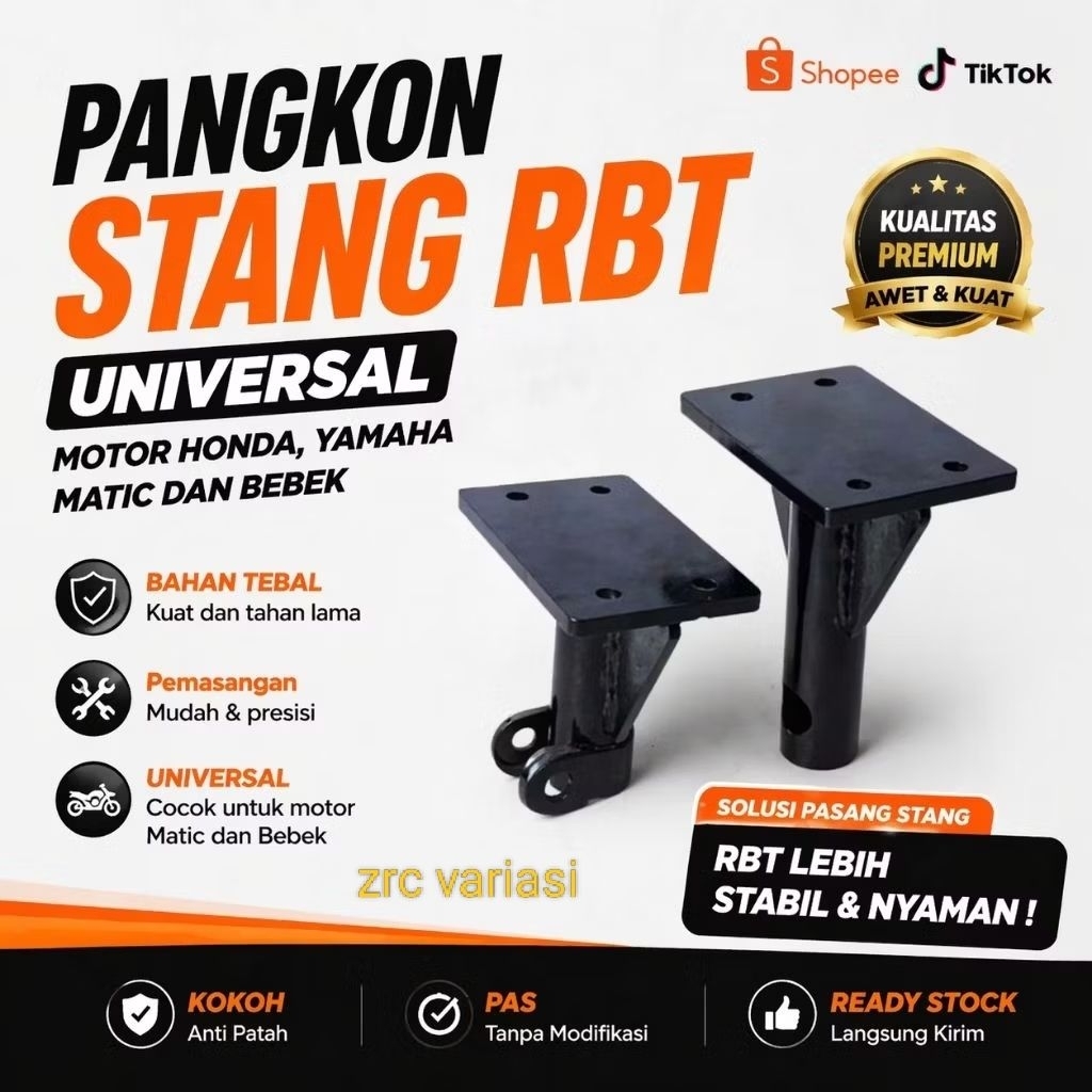 อะแดปเตอร์เมาท์แฮนด์ RBT Trail .gtx. ฮอนด้าและยามาฮ่ายูนิเวอร์แซล เป็ดเทรลอัตโนมัติ