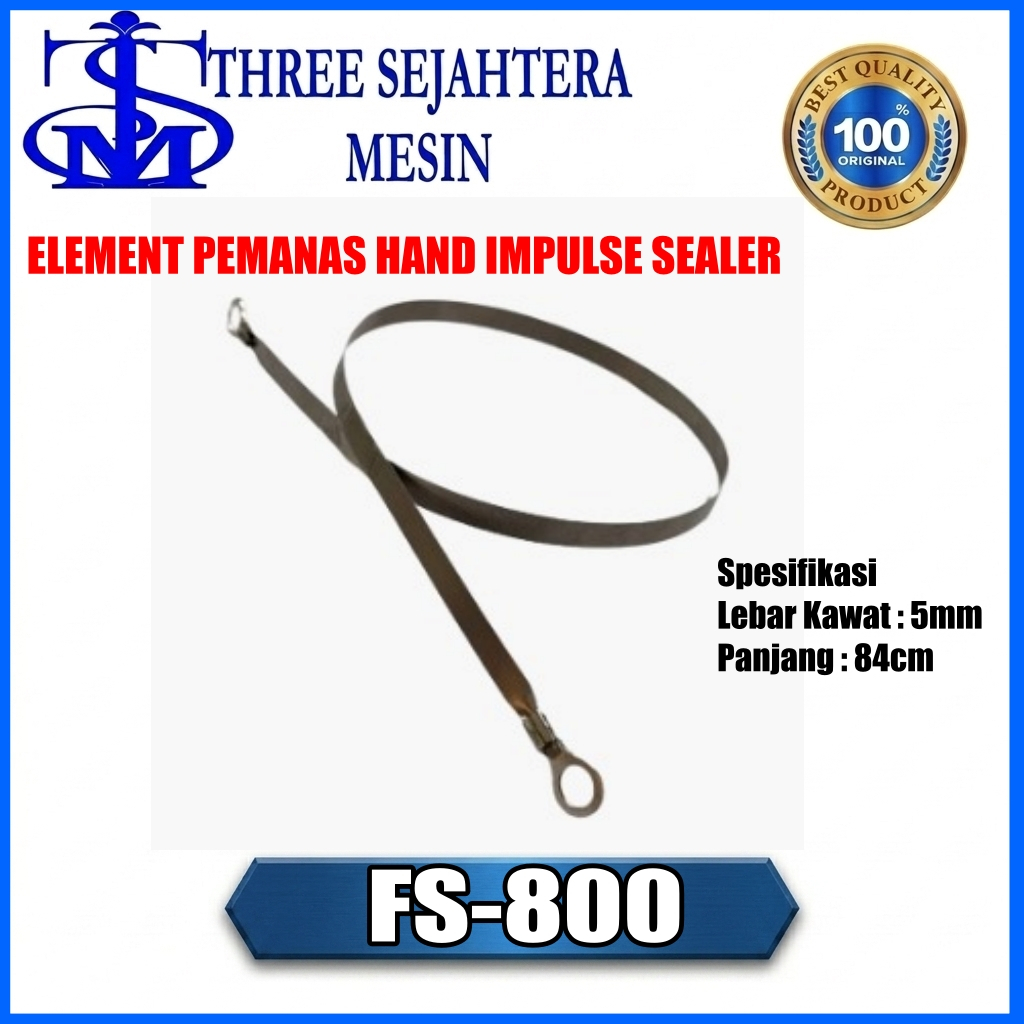 MESIN FS-800 แผ่นความร้อนลวดเครื่องซีลสูญญากาศเครื่องกว้าง 5 มม.ลวดทําความร้อน FS - 800