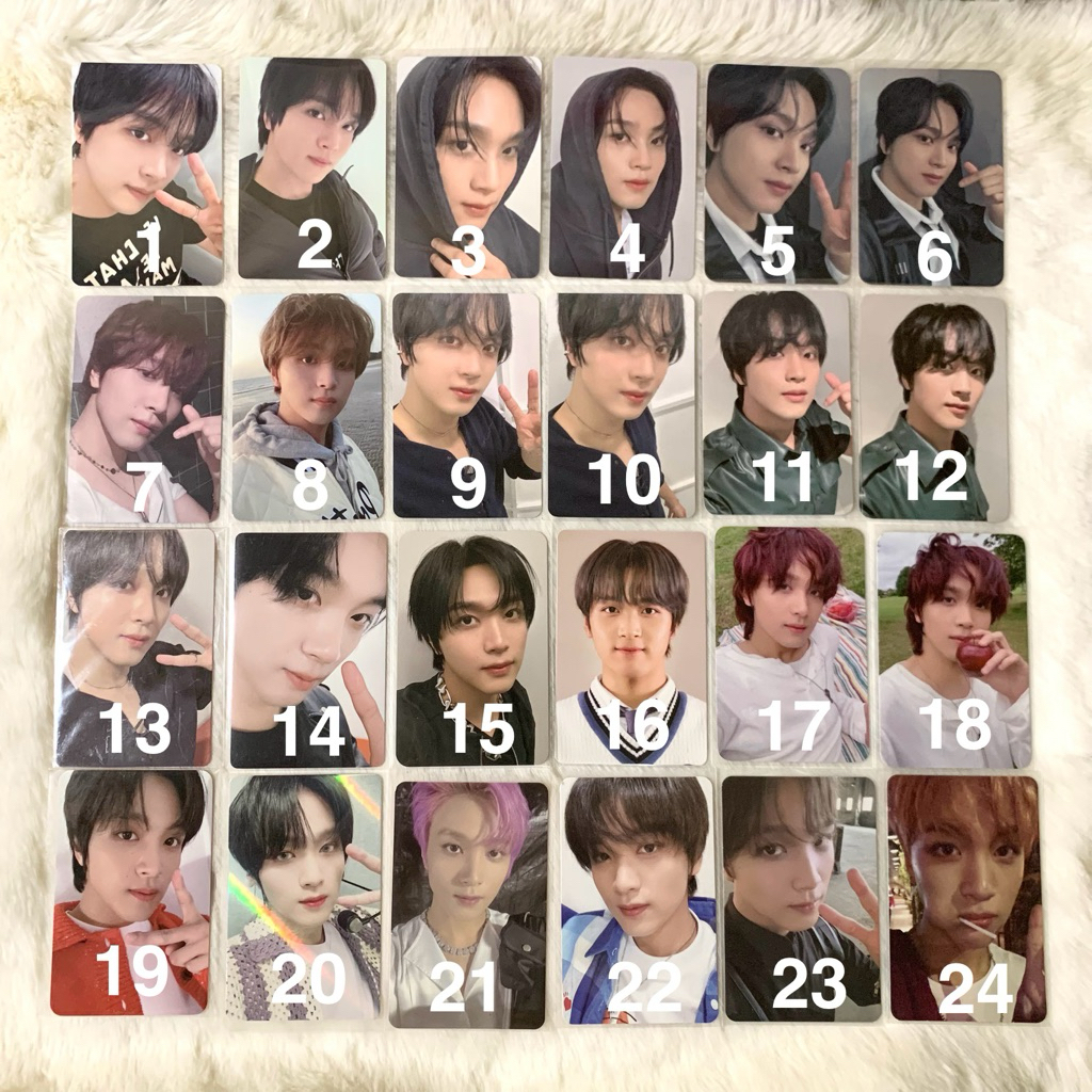 PHOTOCARD HAECHAN TASTE OFFICIAL PHOCARDS HAECHAN พวงกุญแจของแถม