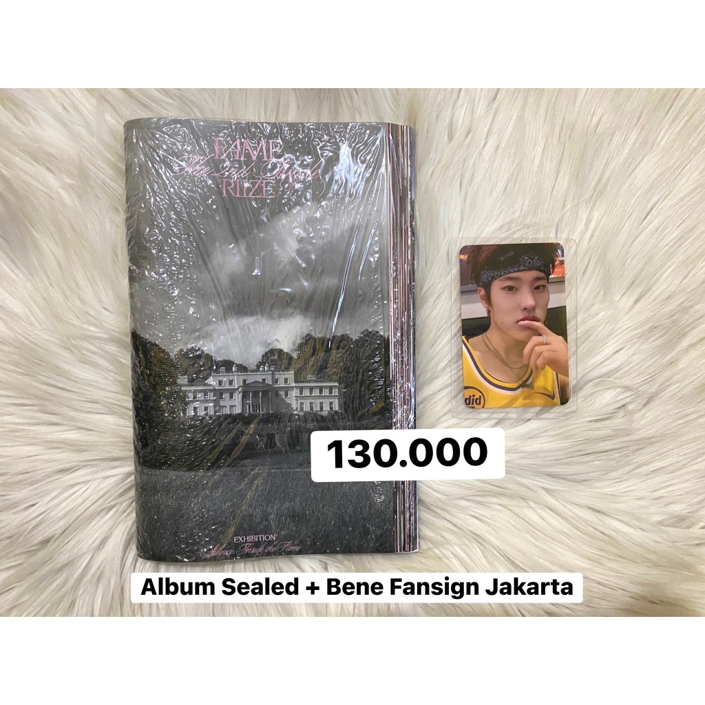 ALBUM RIIZE PC BENE SOHEE FANSIGN (อย่างเป็นทางการ)