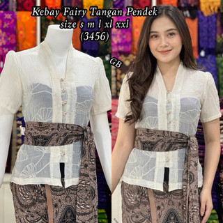 kebaya fairy lengan pendek V kartini. kebaya jadi bali