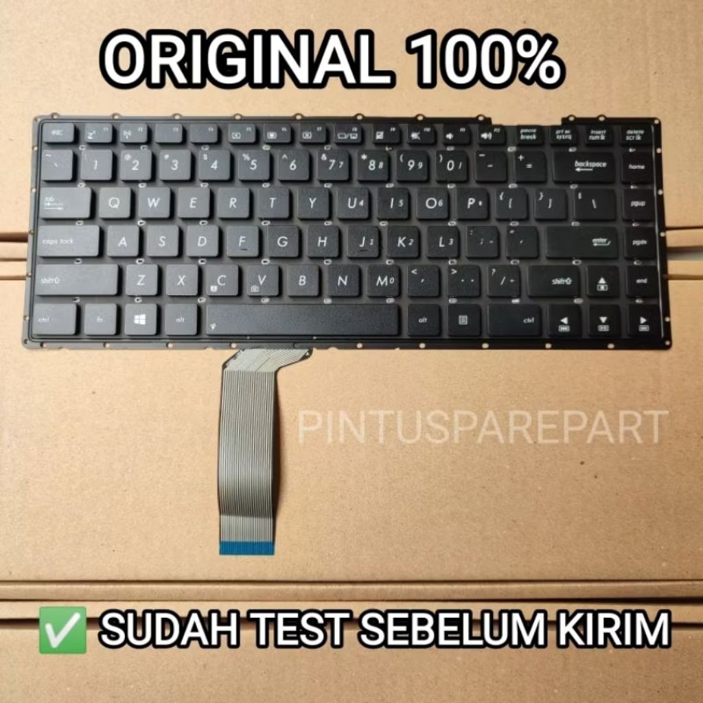 (สีดําของแท้) คีย์บอร์ดต้นฉบับ ASUS P453 P453M P453MA P453S P453SA X451 X455 A455 X456 X454 X453 ใหม่