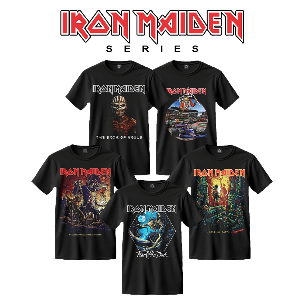KATUN | Iron Maiden Band Distro เสื้อยืดผ้าฝ้าย Combed 24s ผ้าฝ้ายพรีเมี่ยม