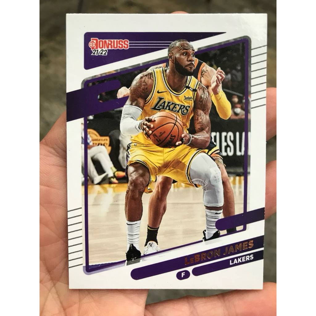 LEBRON JAMES LAKERS NBA BASKETBALL CARD PANINI DONUSS 2021